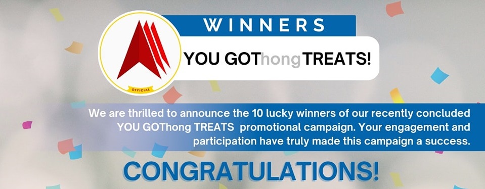 Lucky Winners of YOU GOThong TREATS